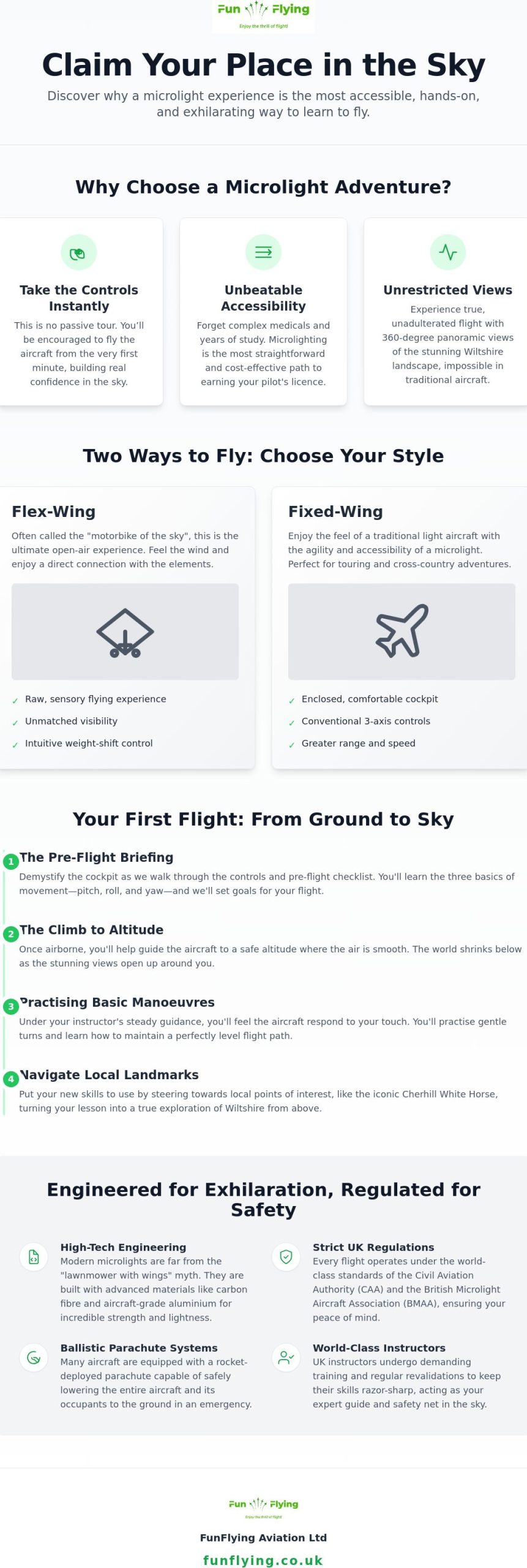 The Ultimate Microlight Flying Experience for Adults: A Guide to Your First Lesson